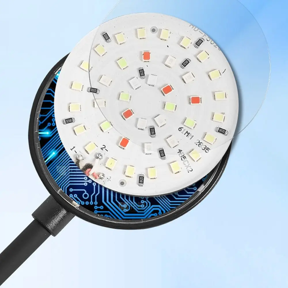 

Mini Fish Tank Clip Lamp 360-Degree Rotation 5/7W LED Aquarium Light Energy Saving Anti-splash Water Aquarium Plant Light
