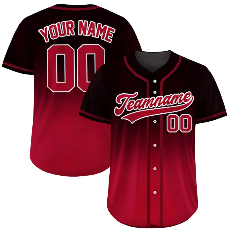 Professional Baseball Uniform Softball Uniform Baseball Shirt Customized  Baseball Jersey