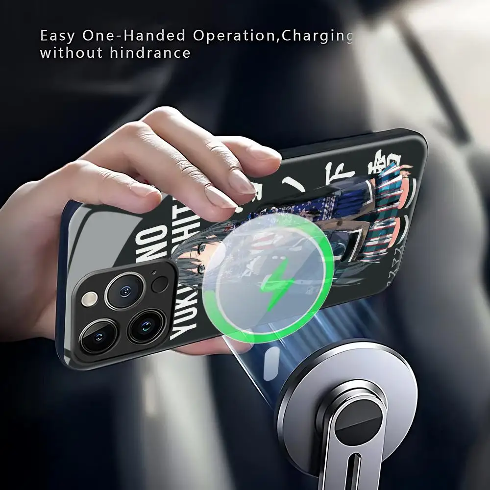 Funda de teléfono My Teen comedia romántica SNAFU Yukino para iPhone 17 16 e 15 14 13 12 11 X XR XS Plus Mini Pro Max funda magnética de vidrio