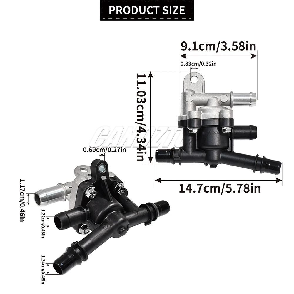 New Heater Valve Thermostat Hydraulic Control Valve 92486W000P For Mitsubishi Outlander PHEV Hybrid GG2W VALVE Car Accessories
