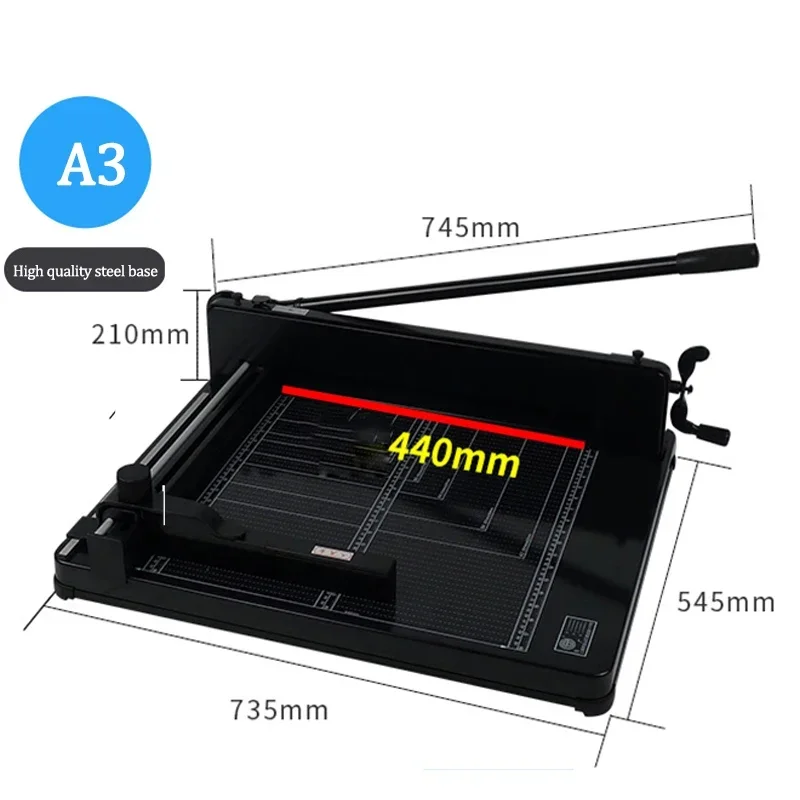 858A4 Heavy Duty A4 Paper Cutter Manual Office Photo Paper Cutter Home Office Tool