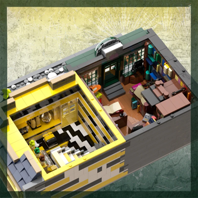 Magisch Schoolmodel Moc Bouwstenen Ijssalontechnologie Modulaire Blokken Geschenken Kerstspeelgoed Diy Sets Assemblage