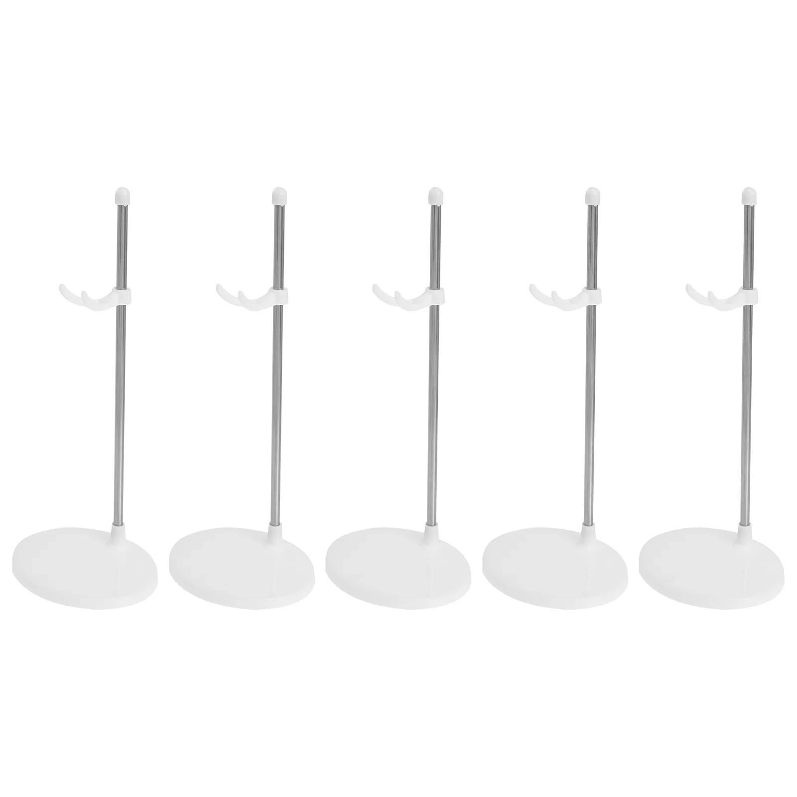 

5pcs Plastic Stands Display Base Adjustable Holder For Collection Waist Support Sturdy Stand Gift Game Accessory