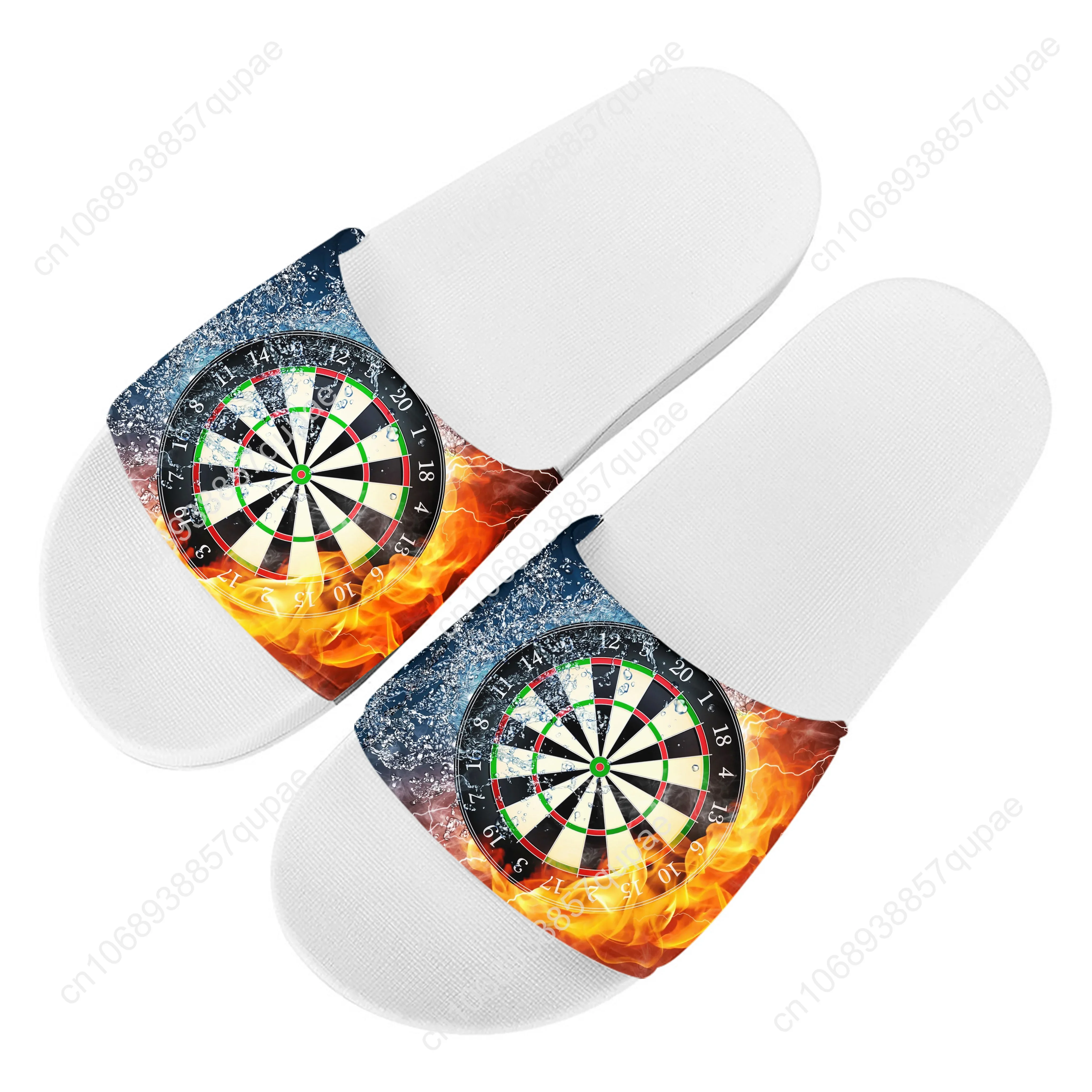 Love Gift Darts Player Sports Shoes Slippers Home Water Shoes Men Women Teenagers Beach Pool Sandals Custom Summer Slipper 4