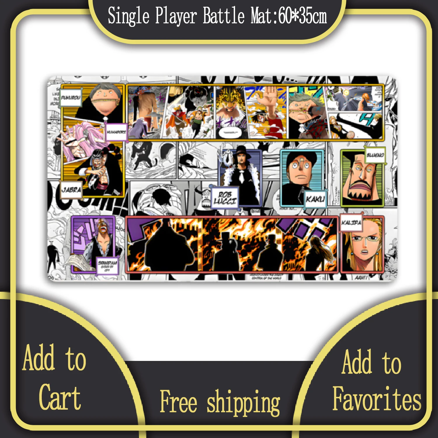 60*35*0.2cm Anime One Piece OPCG Dedicated GAME Card PlayMat Luffy Nami Collection Gifts Toys