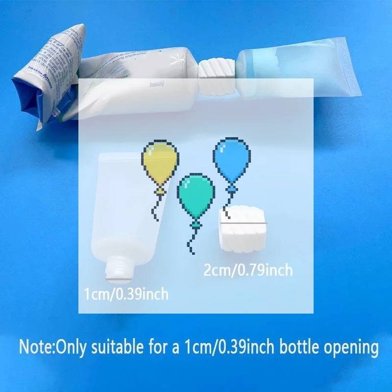 3/6Pcs 30ml Empty Soft Tubes Bottles Reusable Travel Toothpaste Facial Cosmetic Containers Toothpaste Dispenser For Travel Use