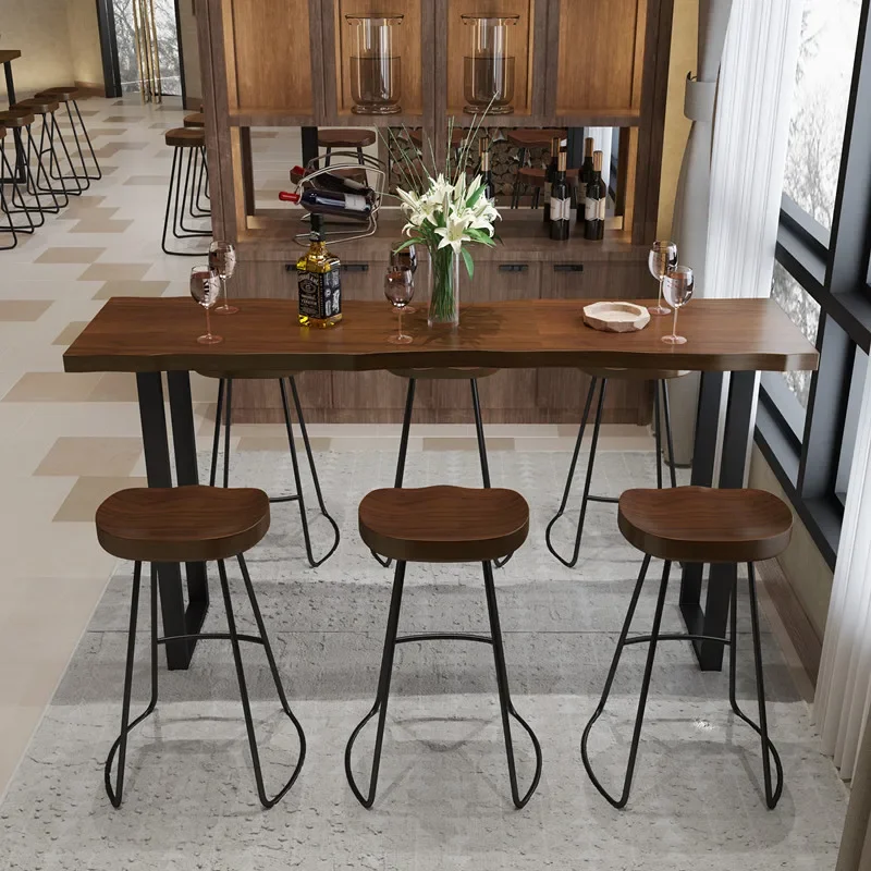 American Style Bar Chair: Fashion Creative Stools, Kitchen High Chair, Modern Household Seating, Stylish Bar Stool