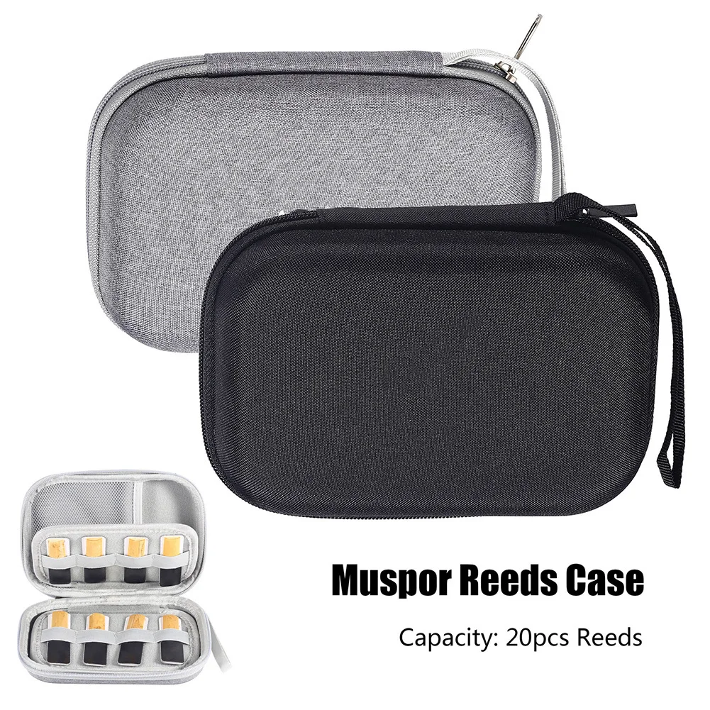 Reeds Case Saxophone Reeds Storage Case Portable Clarinet Whistle Storage Box Waterproof Hand Bag Hold Up To 20 Pcs Reeds