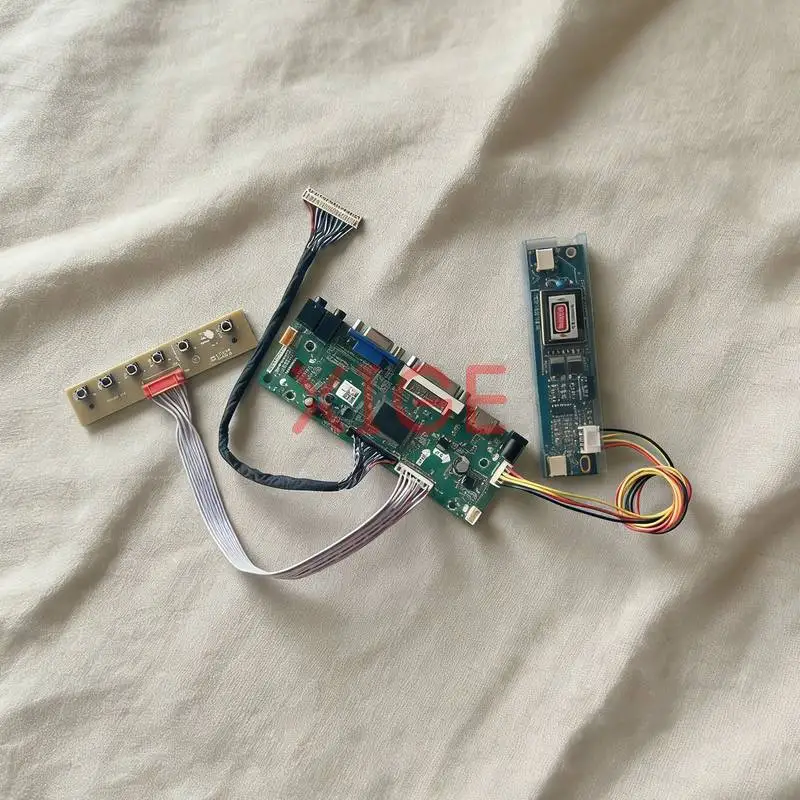 

For LTN184HT01 LQ164M1LA4AB LTN160HT03 LQ164M1LA4A Controller Board DIY Kit 1920x1080 HDMI+DVI+VGA 1920*1080 LVDS 30-Pins 2-CCFL
