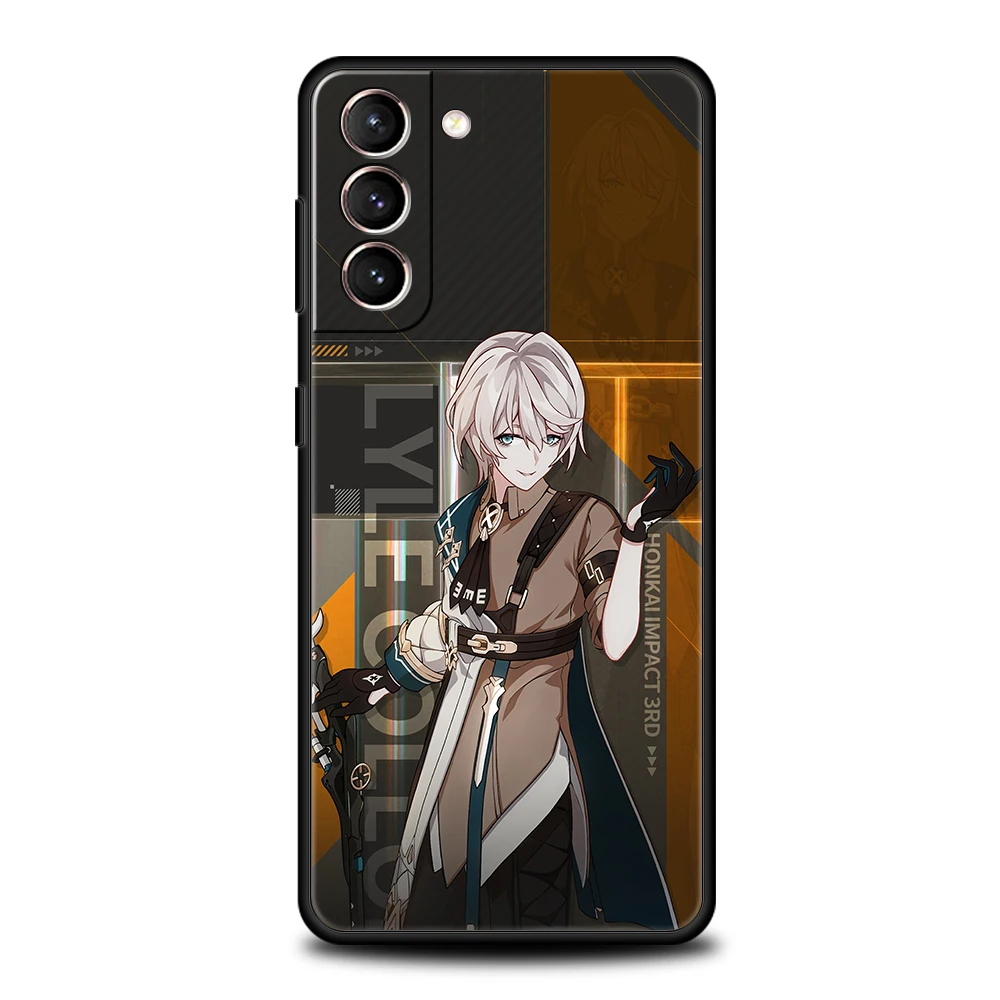 Honkai Impact 3rd Game Phone Case per Samsung Galaxy S24 S23 Ultra S22 S21 S20 FE 5G S10 S10E S9 Plus S8 Cover nera in Silicone