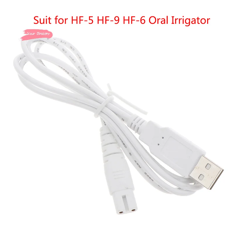 Y-1pcs USB Cable Charging Line Suit For HF-5 HF-9 HF-6 Irrigator Teeth Water Flosser High Quality