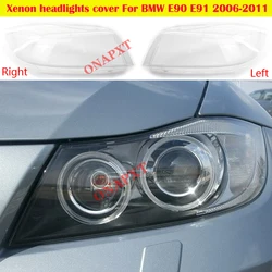 For BMW 3 Series E90 E91 Xenon headlights cover lens Car front Headlight glass headlamps transparent lampshade 2006-2011