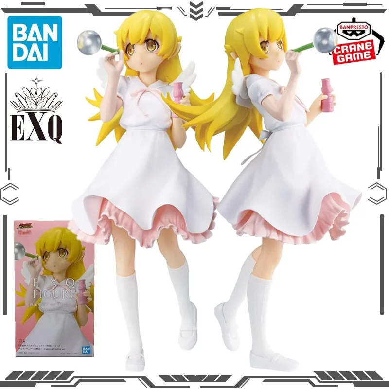 

Оригинальная аниме-фигурка Bandai EXQ Monogatari Series, фигурка Ошино Шинобу, игрушки для мальчиков и девочек, подарок, коллекционные украшения