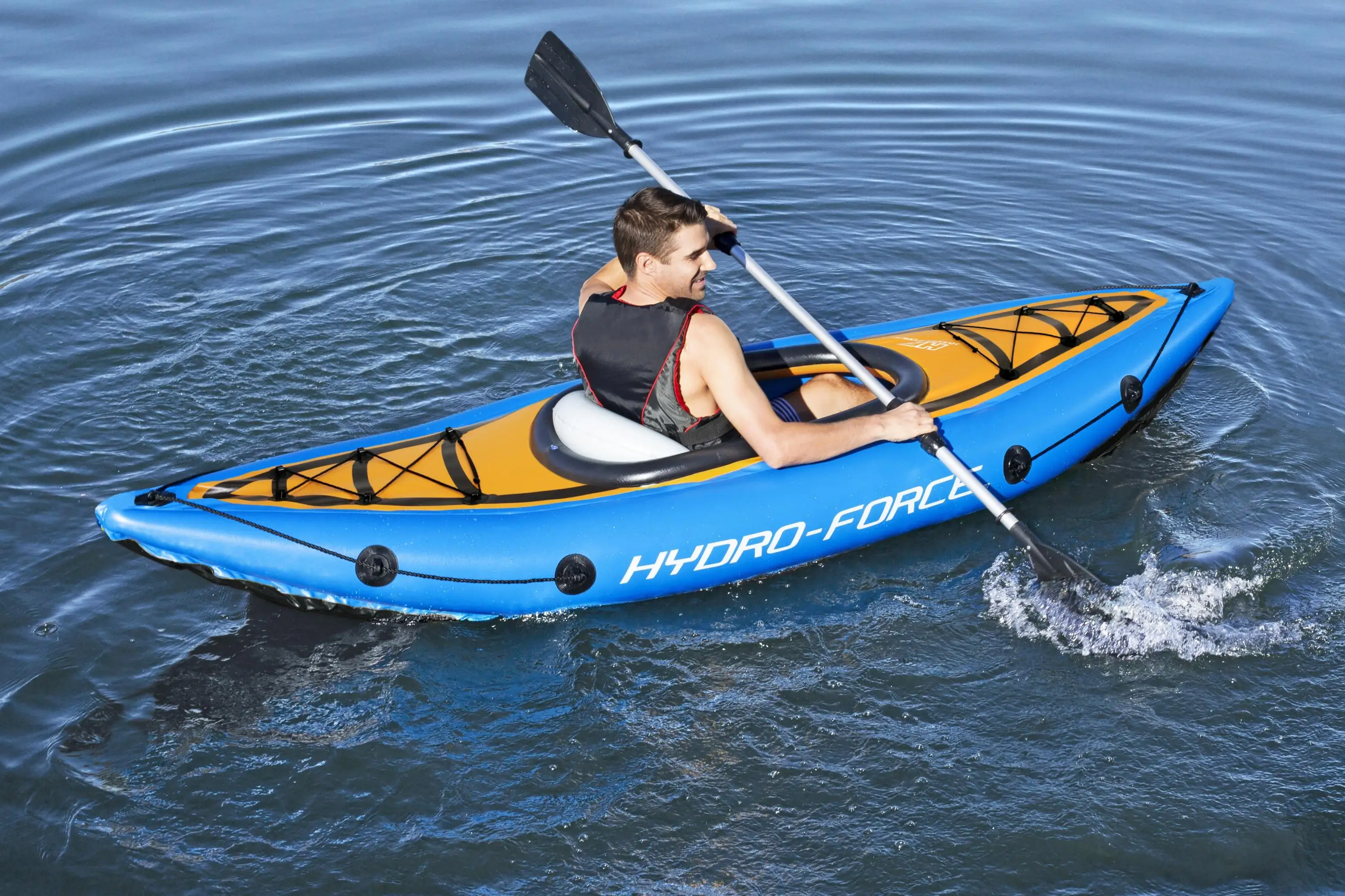 65115 One Person Inflatable Kayak Set Inflatable Fishing Boat