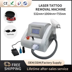 Portable Q Switched  Eyebrow Tattoo Removal Carbon Peeling Laser For Pigment Laser Tattoo Removal Skin Care Salon