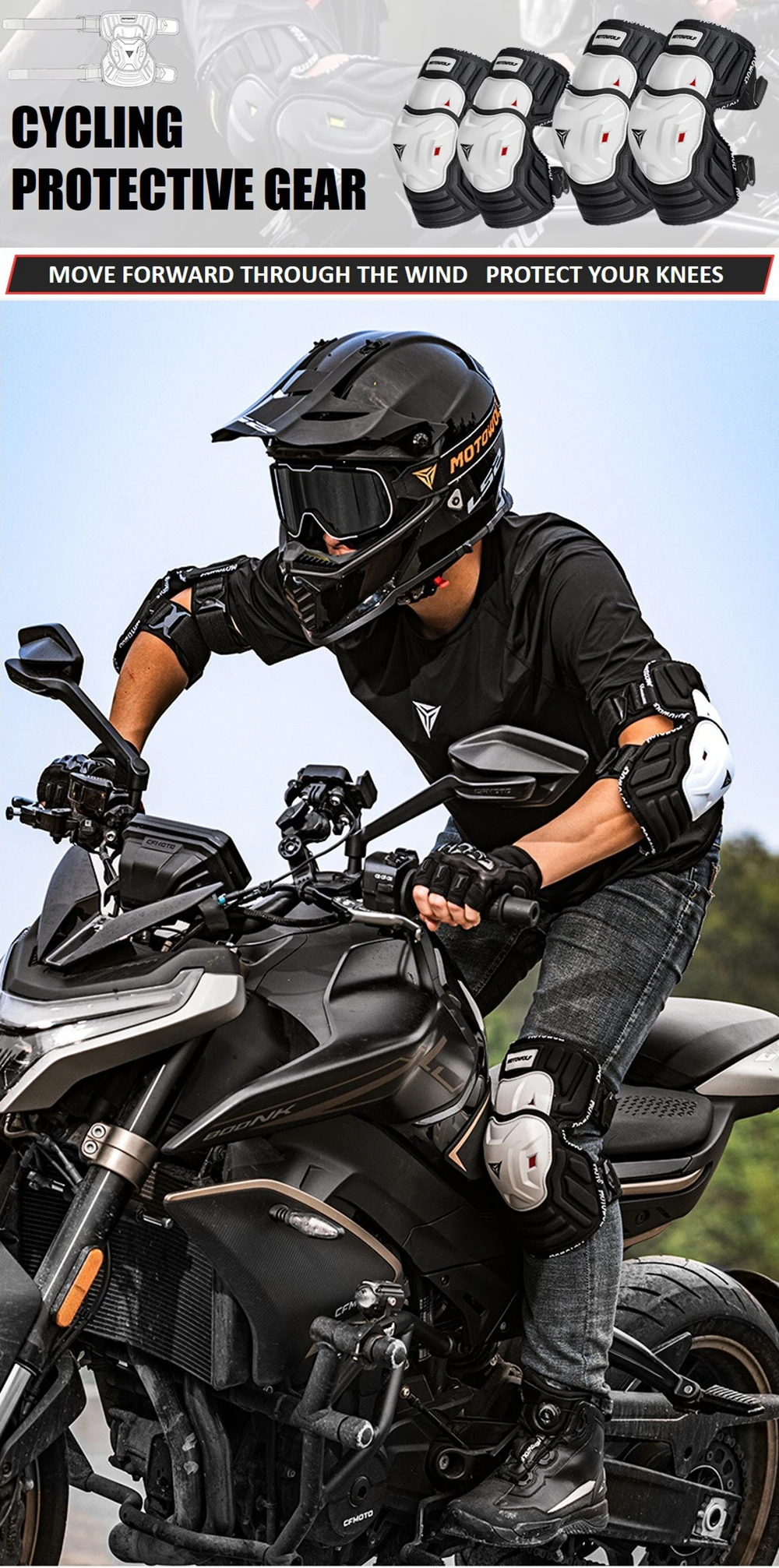 

Off-Road Knee Protectors: Impact-Resistant CE Armor and Adjustable Straps for Night Riding & Motorcycle Racing