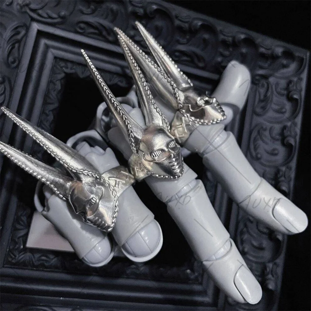 Anime JOJO Steel Ball Run Dirty Deeds Done Dirt Cheap D4C Cosplay Alloy Ring Adjustable Finger Rings Punk Hip Hop Prop