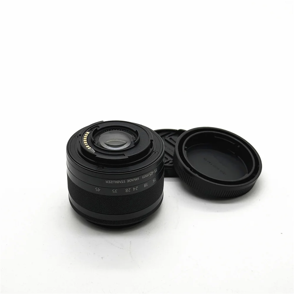 15-45mm Lens For Canon EF-M 15-45mm f/3.5-6.3 IS STM lens For Canon M1 M2 M3 M5 M6 M10 M50 M100 camera view 2