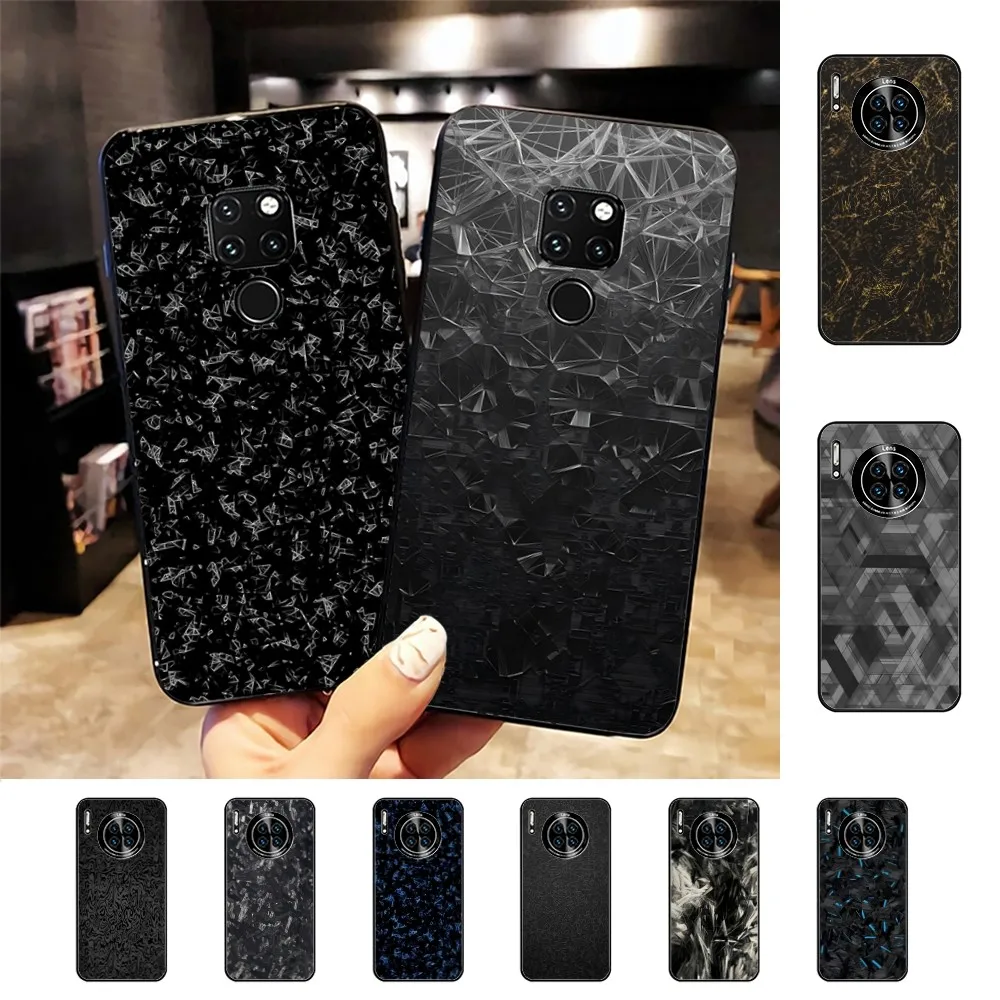 F-Forged Carbon C-Celular Phone Case For Huawei Mate 10 20 30 40 50 lite pro Nova 3 3i 5 6 SE 7 pro 7SE