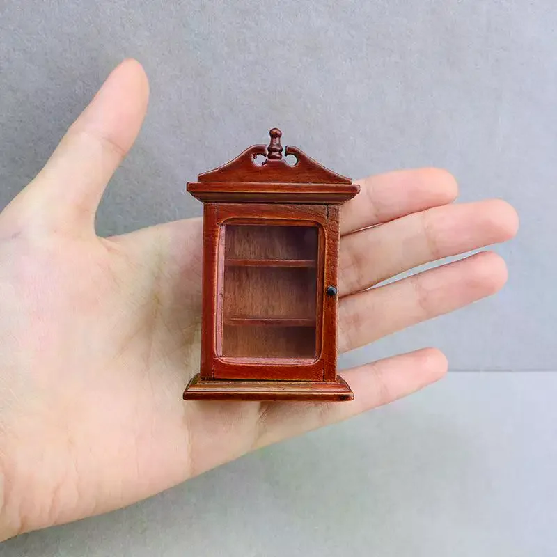 1/12 Poppenhuis Enkele deur Wandrek Opbergkast Model Poppenhuis Meubels Decoratie Speelgoed Poppenhuis Accessoires