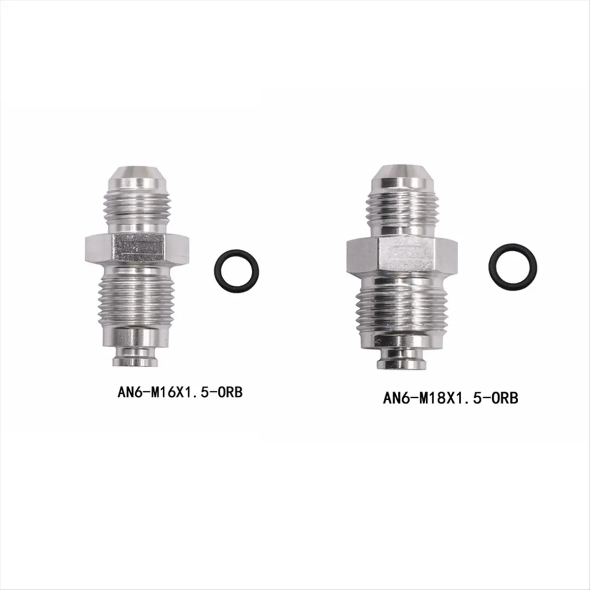 

#98W Automotive Parts & Accessories,AN6 Fittings,for GM Chevy Buick Power Steering Fittings Gear Box Rack (Silver)
