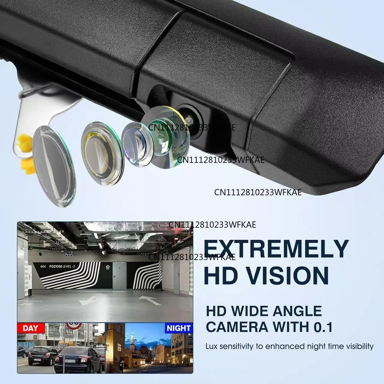Suitable for Tacoma pickup handle high definition night vision wide angle waterproof monitoring car reversing image camera