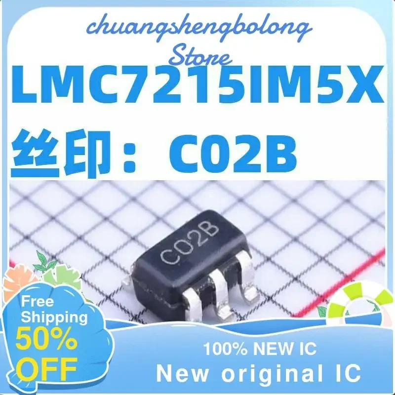 10 Uds LMC7215IM5X SOT23-5 C02B nuevo IC original