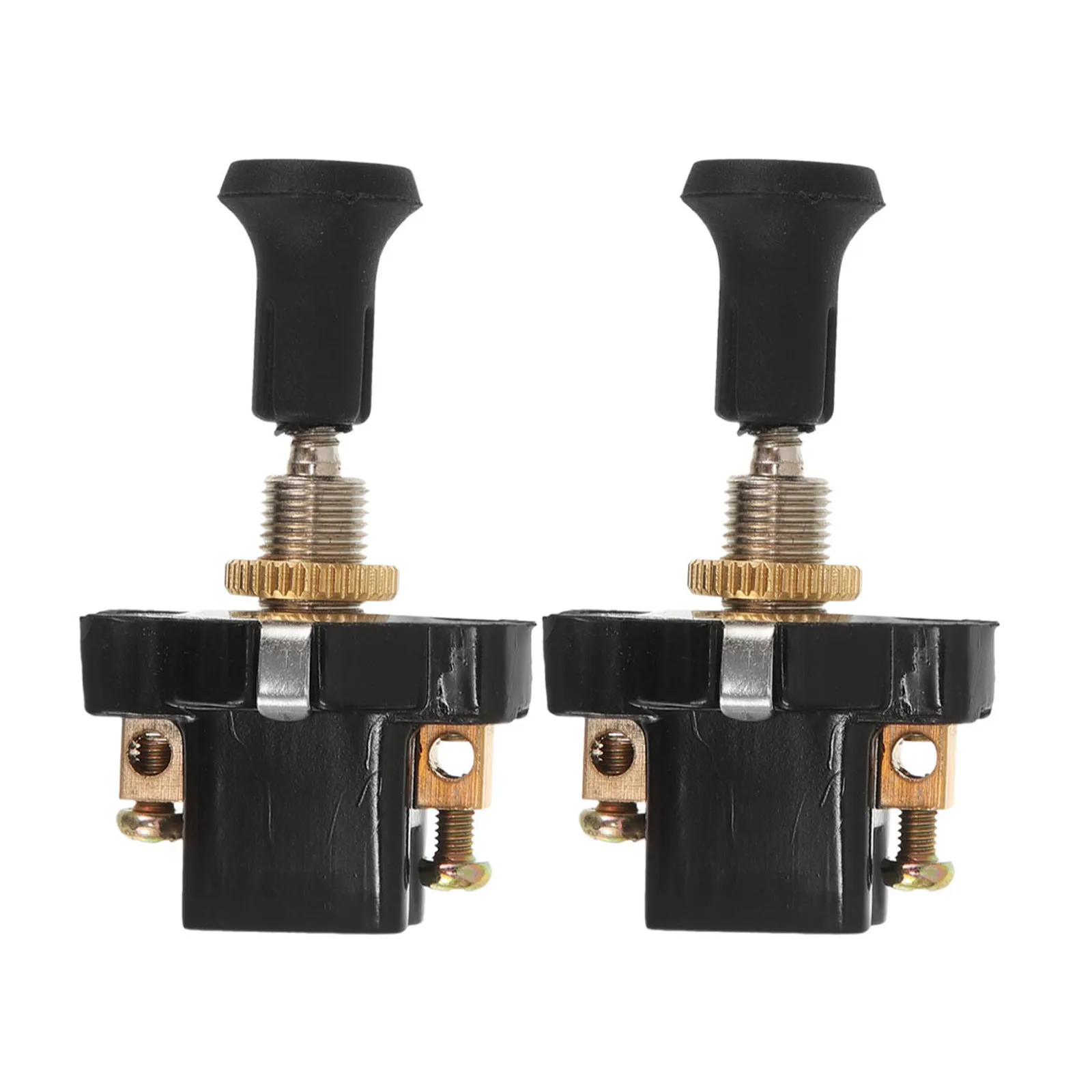 

2Pcs Universal Headlight Switch for Truck 12V24V Single Pull Mechanism Motor Start Auto Pull Light Switch Boat Toggle Switches