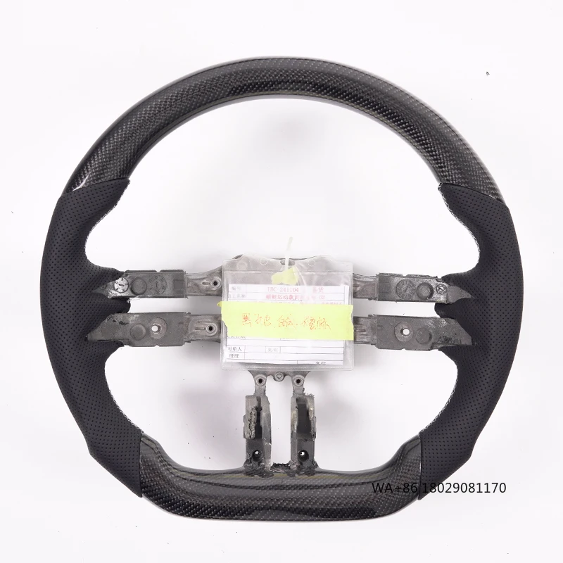 ل-عجلة القيادة من ألياف الكربون اليعسوب W219 W204 W213 W205 CLS C257 C 300d CLA 250 W117 W209 C117 #1