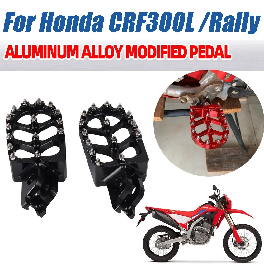 Für Honda CRF300L RALLY CRF300 L CRF 300 L CRF 300L 2021 - 2025 Motorradzubehör Fußrasten Fußpedale – Detail 7