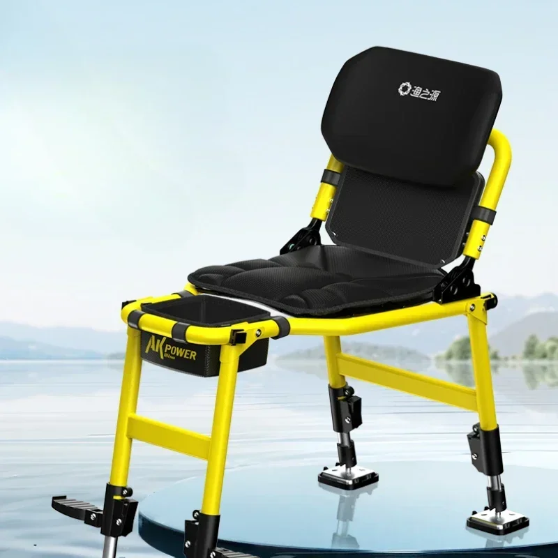 CD43: Lightweight Fishing Stool, U-Shaped Wild Fishing Chair, Sunshade Package, Portable Foldable Chair, Sturdy Base