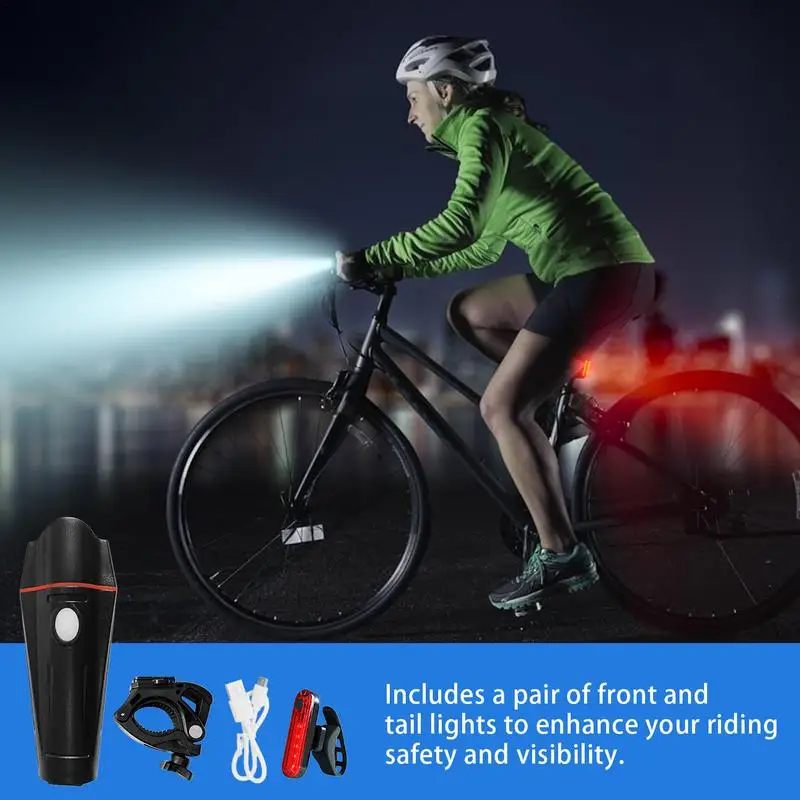 Bikes Front Light Front Headlight Bicycles Light USB Rechargeable LED Bikes Headlight Powerful Waterproof Bicycles Front