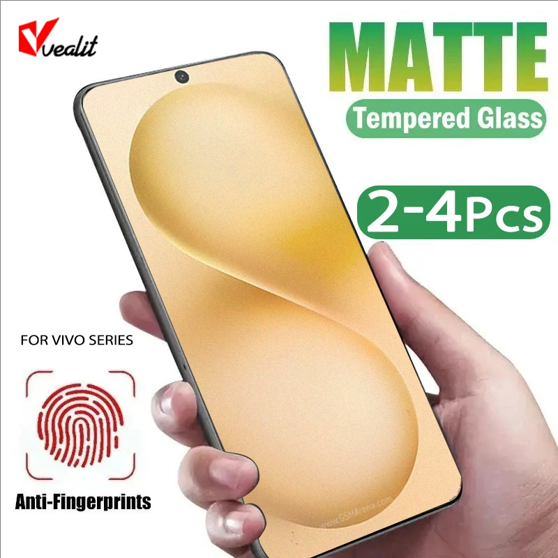 

2-4 шт. матовое закаленное стекло с антибликовым покрытием для Vivo S30 Pro mini S20 Y39 Y29s Y19s Y58 Y38 Y28 Y18 Y27s Y36 Y35+ Защитные пленки для экрана
