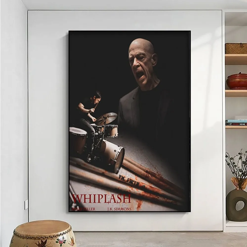 Whiplash Psychological Drama Art Poster Kraft Club Bar Paper Vintage Poster Wall Art Painting Bedroom Study Stickers