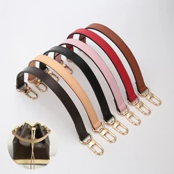 100% Genuine Leather 38-60cm Bags Strap Handle Strap for LV Noe Bucket Bag Short Shoulder Replacemen Straps Bag Accessories