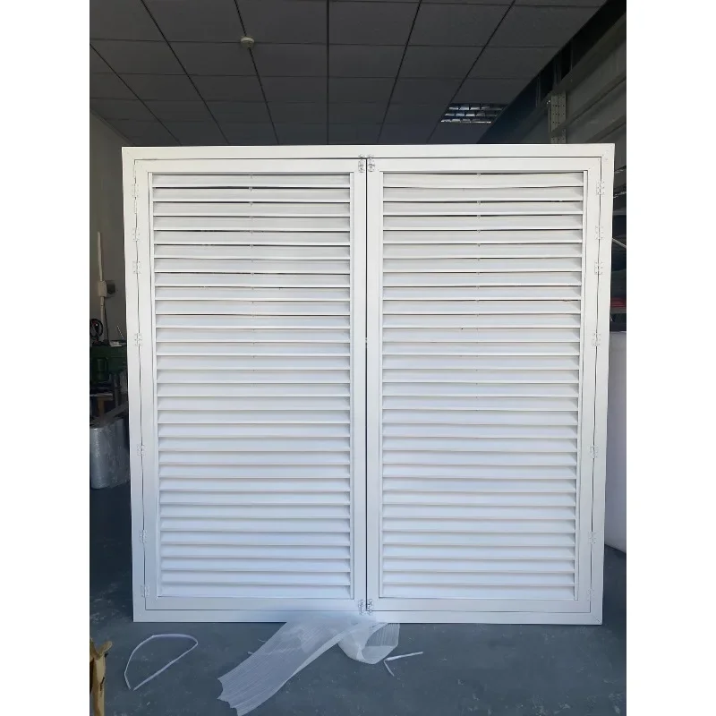 Openable shutters Double door shutters Aluminum cabinet door shutters Heating cover Vents