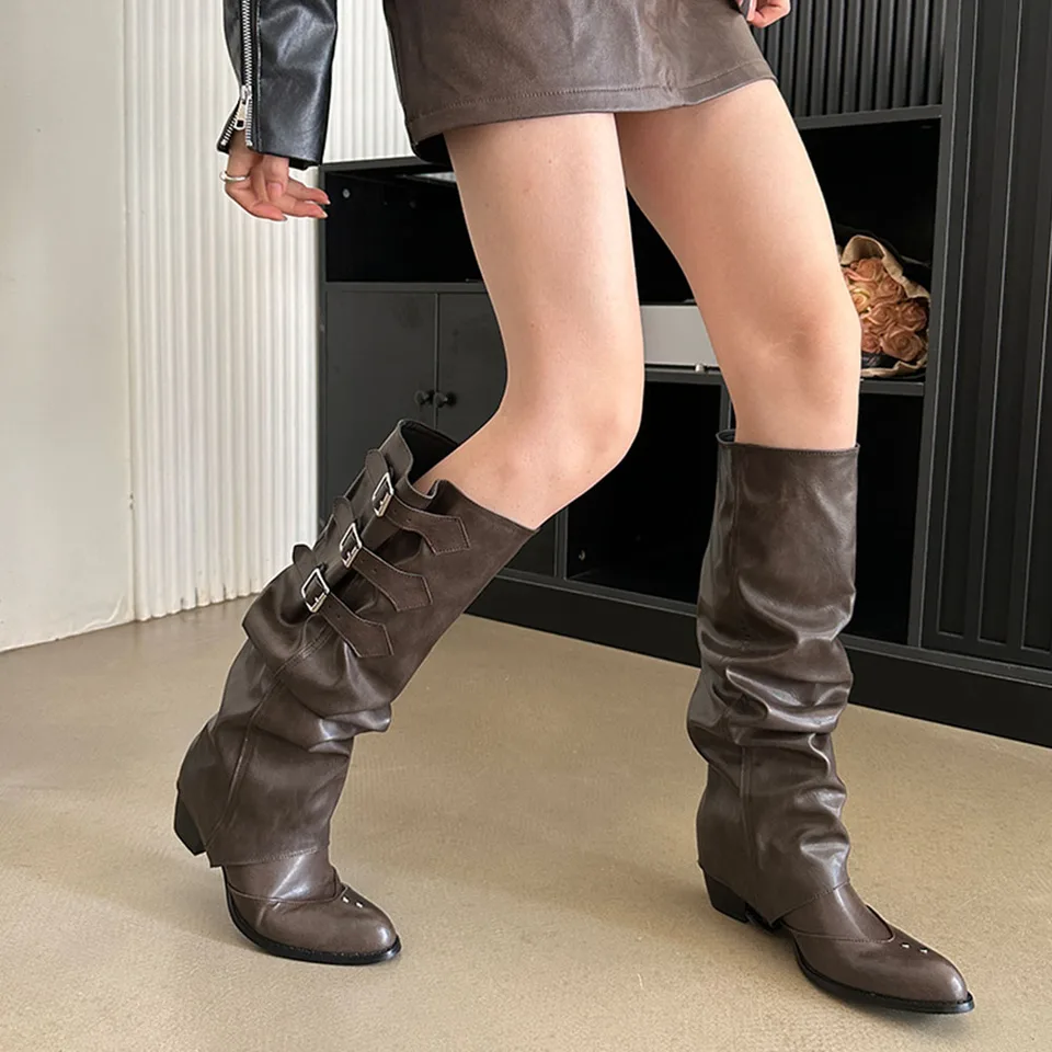 Brand New High Quality Wasteland Style Vintage Y2K Detachable Knee