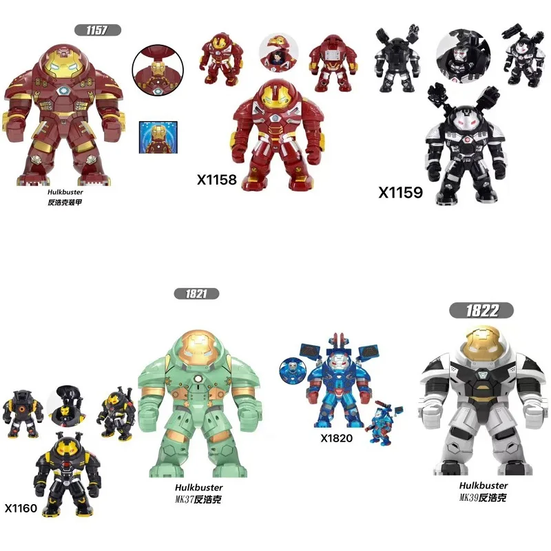 

Building blocks, structured Marvel superheroes, Spider Man, Iron Man, Venom, Shark, Deadpool, Return of the King, Pok é mon