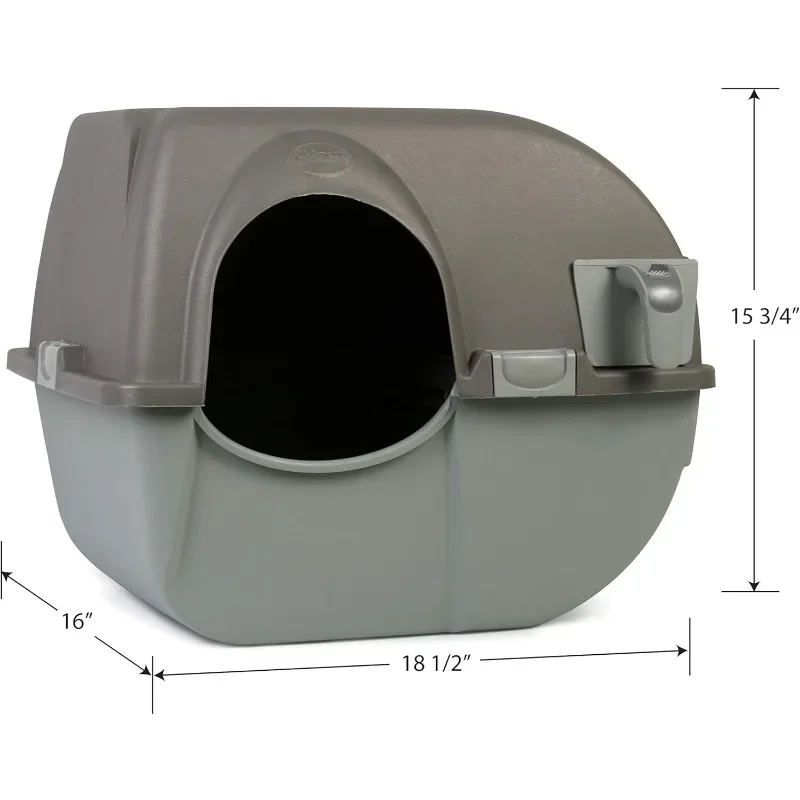 NRA15 Self Cleaning Litter Box Regular Size,Grey