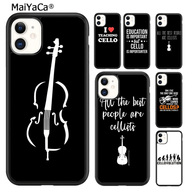 Violinist Musical Instrument Violin Phone Case For iPhone 16 15 14 plus XR XS 11 12 13 pro max Shell Cover coque