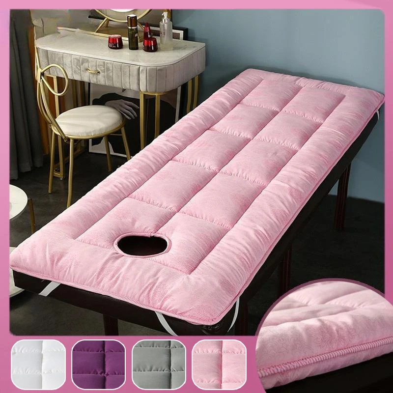 

Premium Beauty Salon Bed Mattress Thickened Non-Slip Massage Pad with Face Hole Comfortable Facial Cushion for Professional Use