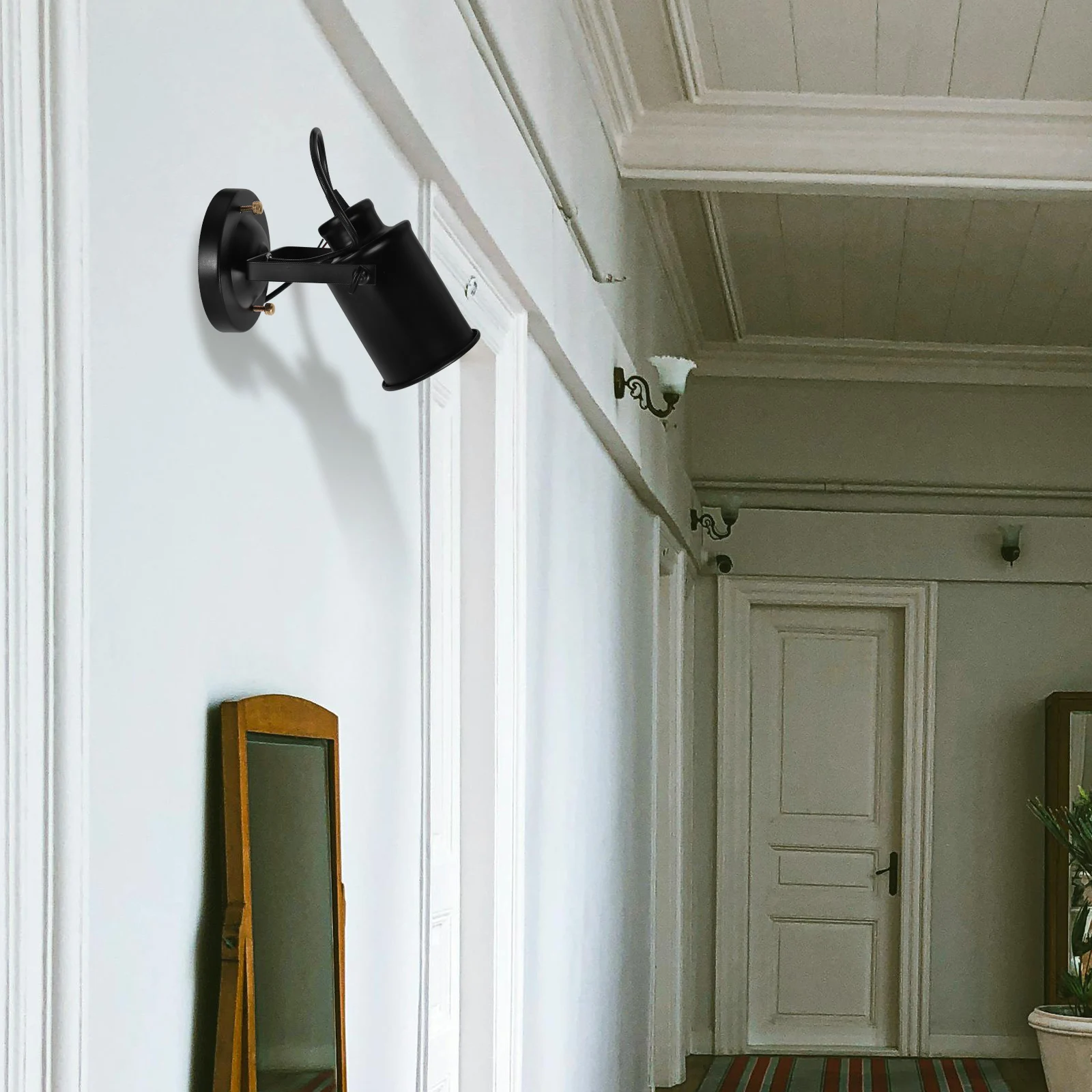 

Track Light Downlight LED Spotlight Fixture Adjustable Angle Retro Industrial Style Modern Lighting Commercial Use