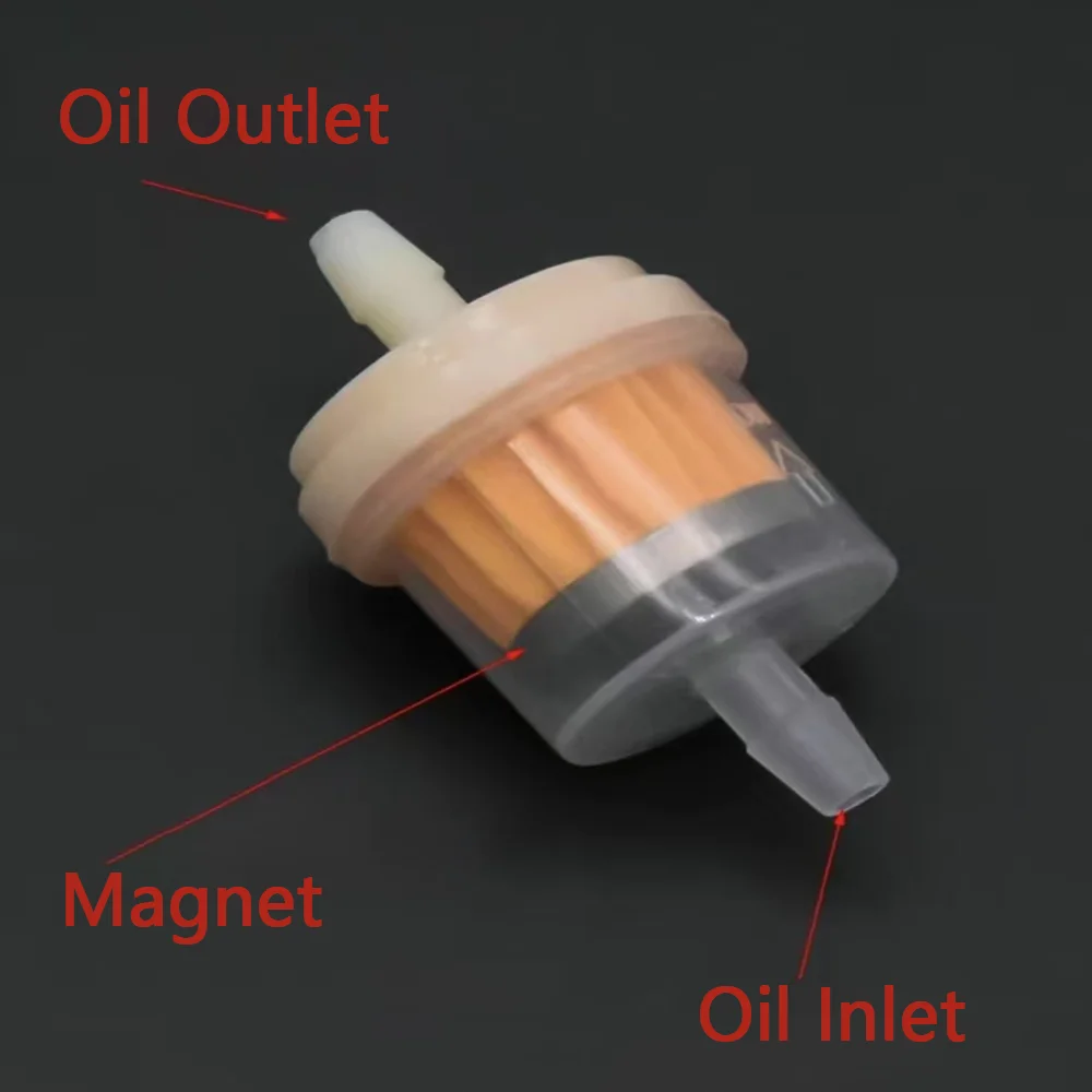 5PCS/10PCS Motorcycle Oil Filter Inline Gas Fuel Filter For Motorcycle Scooter  Filters Tool Motorcycle Parts