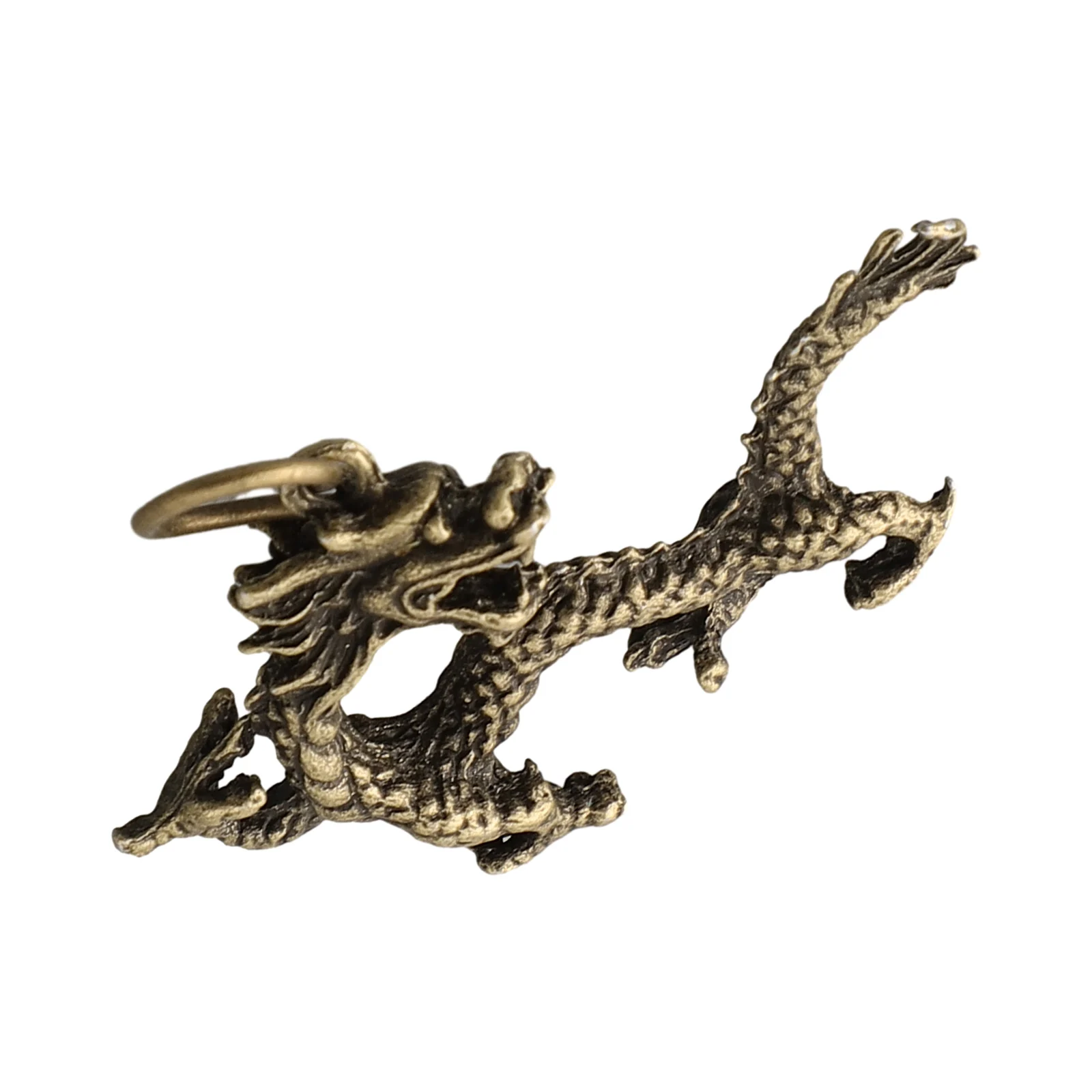 Auspicious Animal Home Decoration Bronze Dragon Ornament Chinese Beast Figurine Nobility And for honor Resistant To Dirt