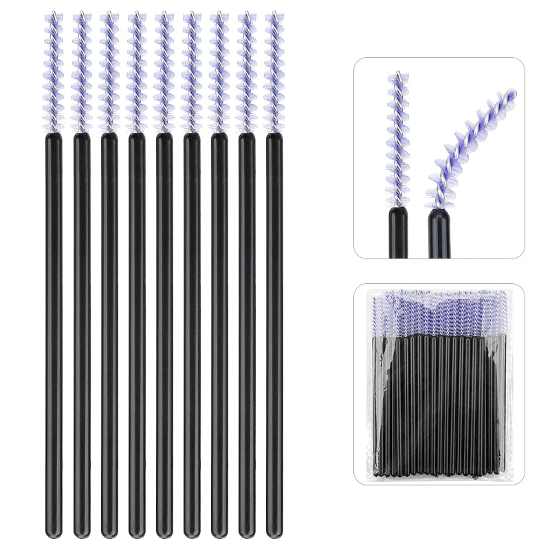 50 stücke Einweg Make-Up Pinsel Wimpern Microbrush Mascara Wands Kosmetik Applikator Augenbraue Micro Pinsel Lash Verlängerung Liefert