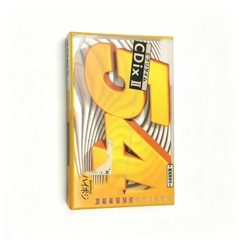 100% Original New For Sony CDIXII 54min JP Type II Blank Cassette Sealed For Recording & Duplication