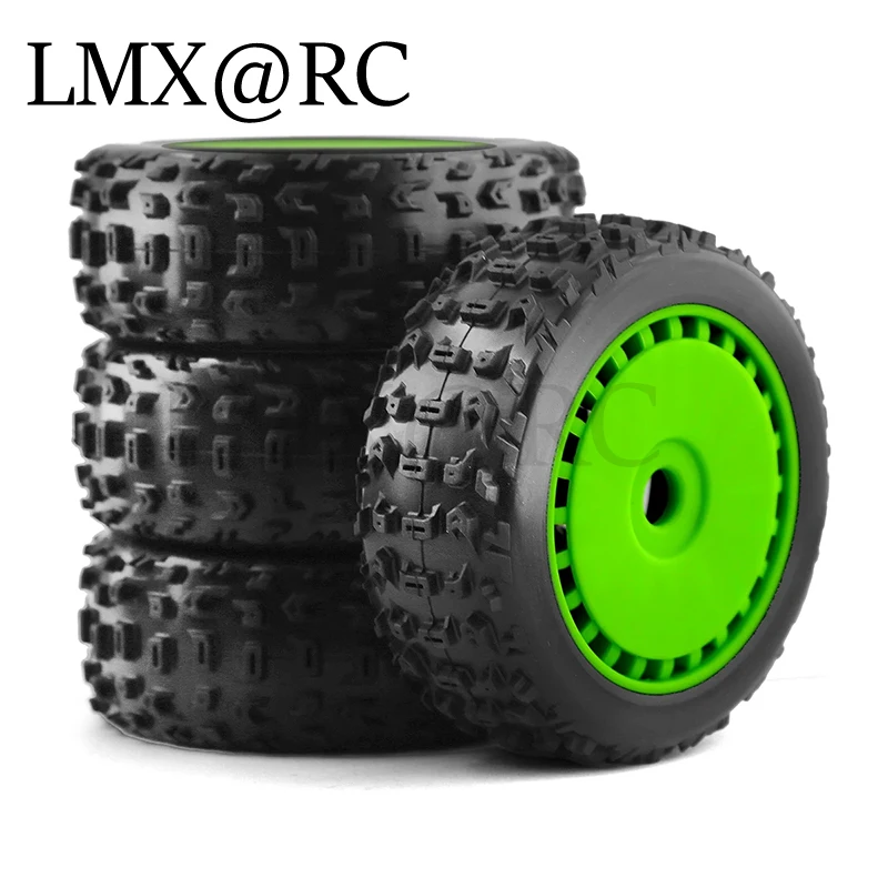 4pcs 116mm 1/8 RC Off-Road Buggy Tires Wheel 17mm Hex for ARRMA Typhon Talion Traxxas Redcat Team Losi Kyosho HPI WR8 HSP RC Car