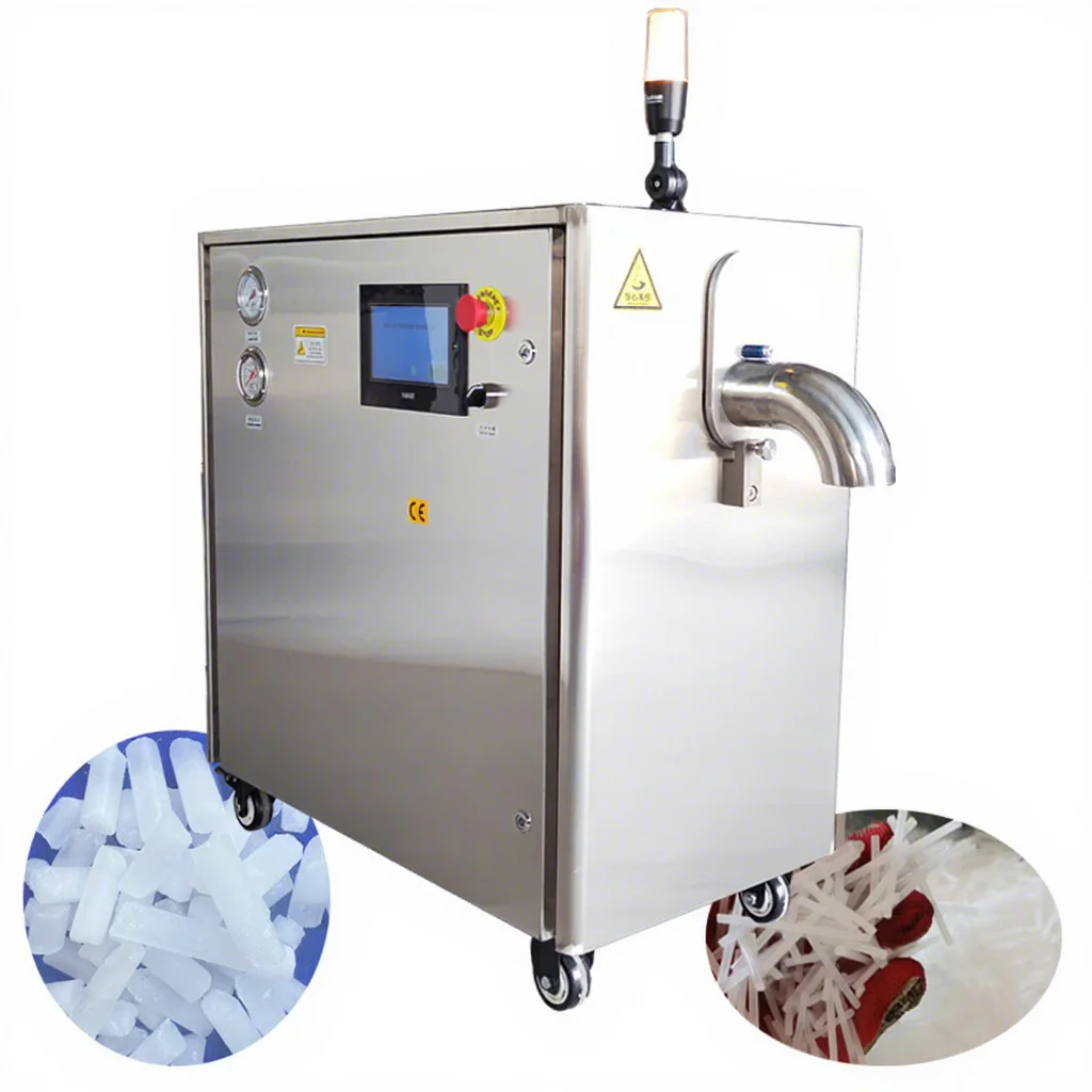 Customized Granulated Dry Ice Pelletizer Industrial CO2 Dry Ice Making Machine 100KG Dry Ice Block Maker