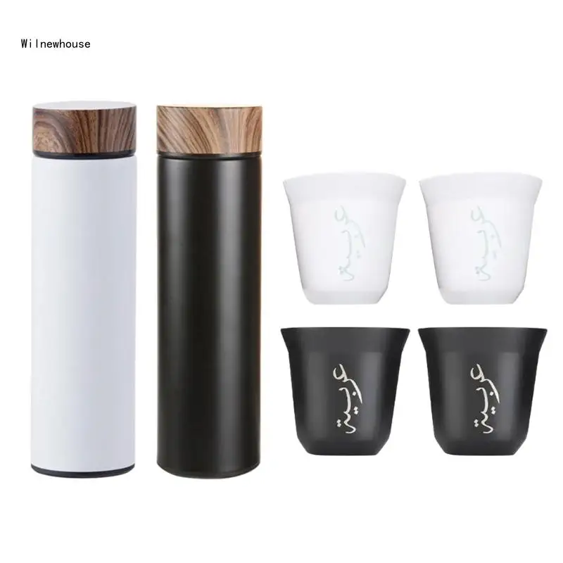 

Stainless Steel Insulated Cup Hot Beverages Container Practical Car Carrying Cup Dropship