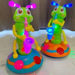 Worm brinquedo dança elétrica para o bebê, som brinquedo em movimento, educação infantil, educação infantil